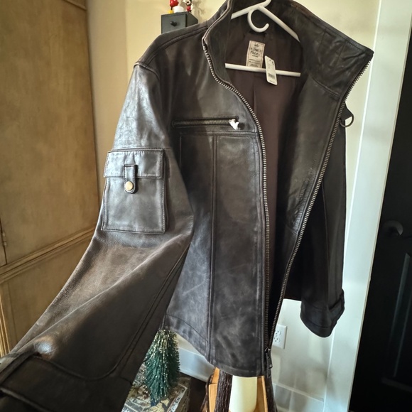 Leather Jacket Free People - Picture 4 of 13